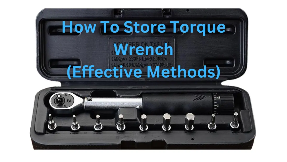 How To Store Torque Wrench (Effective methods) 